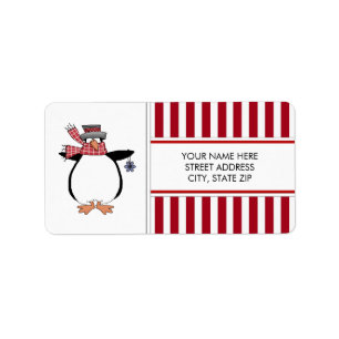 Weihnachtspinguine Adresse Mailing Labels Adressaufkleber