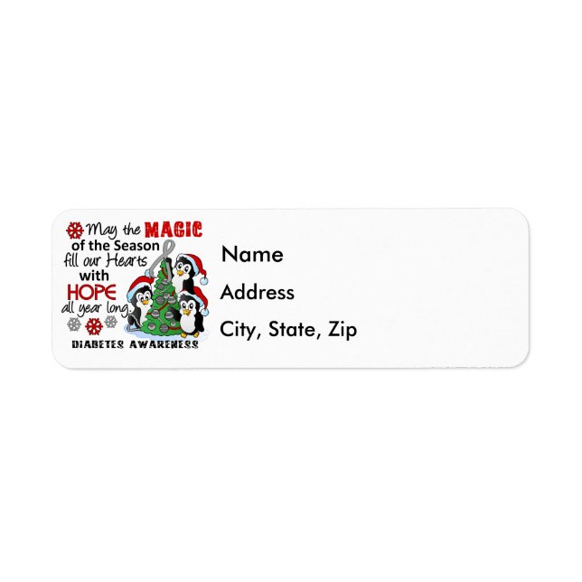 Weihnachtspinguine Diabetes (Vorne)