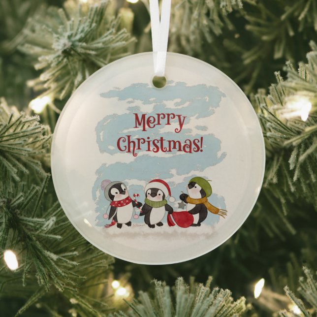 Weihnachtspinguine Ornament (InSitu)