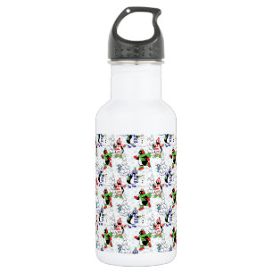Weihnachtspinguiteis-Skaten Edelstahlflasche
