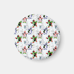 Weihnachtspinguiteis-Skaten Magnet