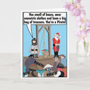 WEIHNACHTSPIRATENWITZ KARTE