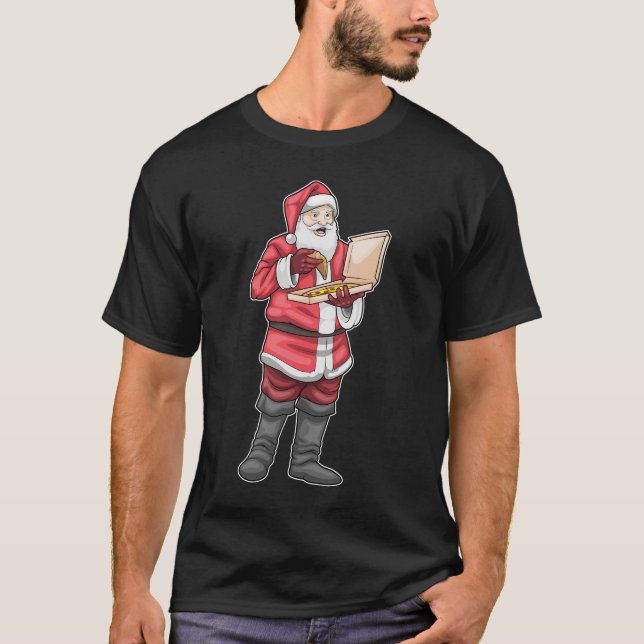 Weihnachtspizza T-Shirt (Vorderseite)