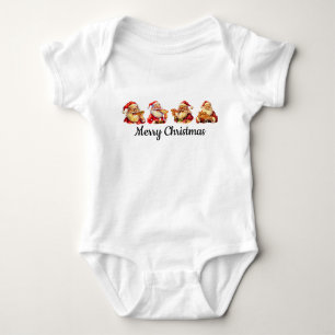 Weihnachtspizza, Weihnachts-Baby-T - Shirt