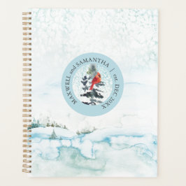 Weihnachtsplaner Watercolor Winter Wunderland Planer