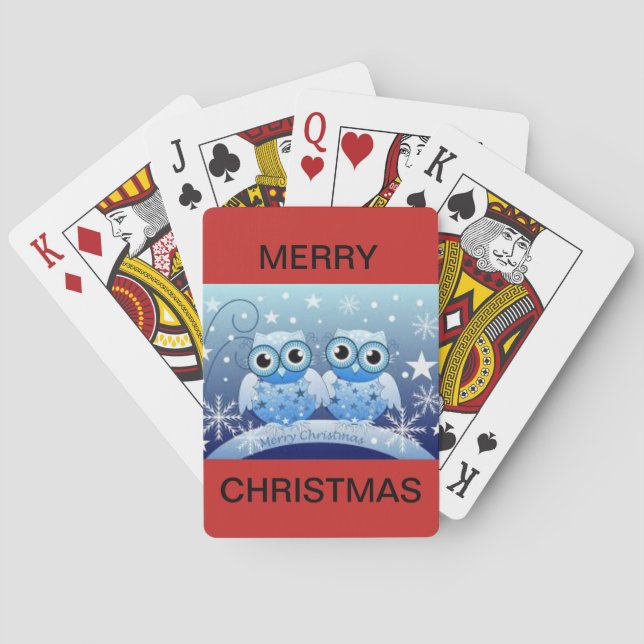Weihnachtsplattform der Spielkarten (Rückseite)