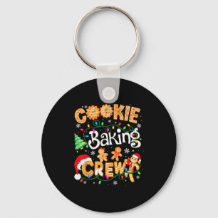 Weihnachtsplätzchen-Back-Crew Cookie-Crew-Familie  Schlüsselanhänger