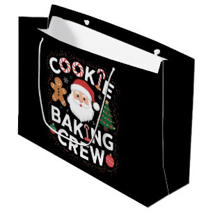 Weihnachtsplätzchen-Back-Crew Familienweihnachten Große Geschenktüte