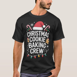 Weihnachtsplätzchen-Back-Crew für festliches Backe T-Shirt