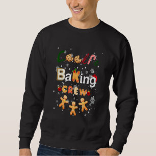 Weihnachtsplätzchen-Back-Crew-Pyjamas Familie Xmas Sweatshirt