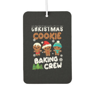 Weihnachtsplätzchen-Back-Crew | Weihnachtsgeschenk Autolufterfrischer