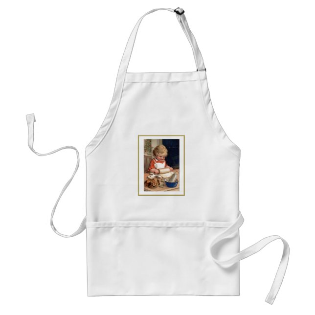 Weihnachtsplätzchen backen Schürze (Vorne)