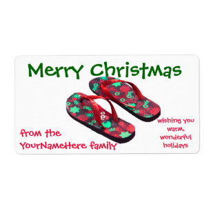 Weihnachtsplätzchen-Geschenk-Aufkleber