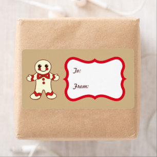 Weihnachtsplätzchen-Geschenkanhänger-Etiketten