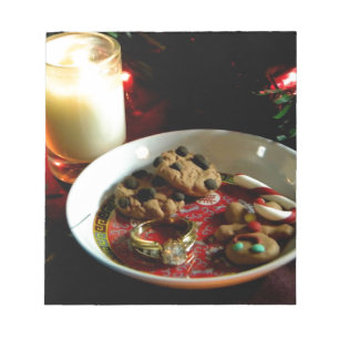 Weihnachtsplätzchen-Kerze Notizblock