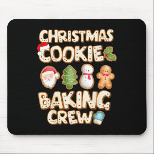 Weihnachtsplätzchen-König-Crew-Familien-Weihnachts Mousepad