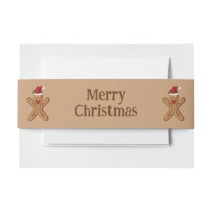 Weihnachtsplätzchen mit Text Einladungsbanderole