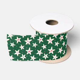 Weihnachtsplätzchen-Muster Satinband