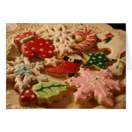 Weihnachtsplätzchen-Rezeptkarte