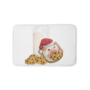 Weihnachtsplätzchen-Schwein Badematte
