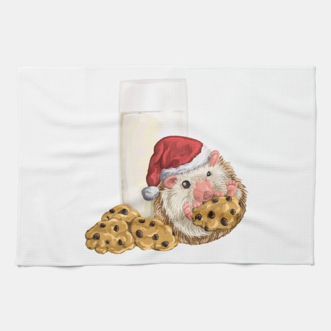Weihnachtsplätzchen-Schwein Handtuch (Horizontal)