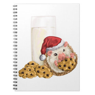 Weihnachtsplätzchen-Schwein Notizblock