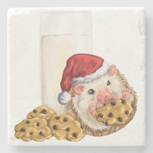 Weihnachtsplätzchen-Schwein Steinuntersetzer