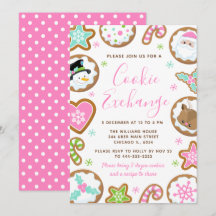 Weihnachtsplätzchen-Tauschaktion Pink und Grün