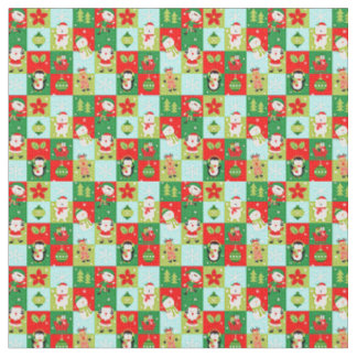 Weihnachtsplätze Santa Elves Rentier & more Stoff