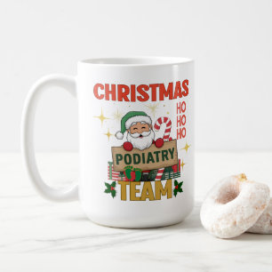Weihnachtspodiatenteam - Festliche Foot Care Profe Kaffeetasse