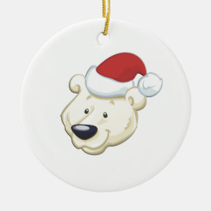 Weihnachtspolar Keramik Ornament