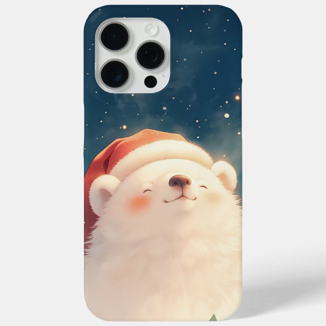 Weihnachtspolarbär Case-Mate iPhone Hülle (Rückseite)