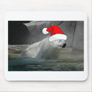 Weihnachtspolarbären Mousepad