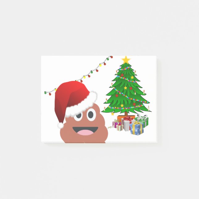 Weihnachtspool Post-it Klebezettel (Vorderseite)