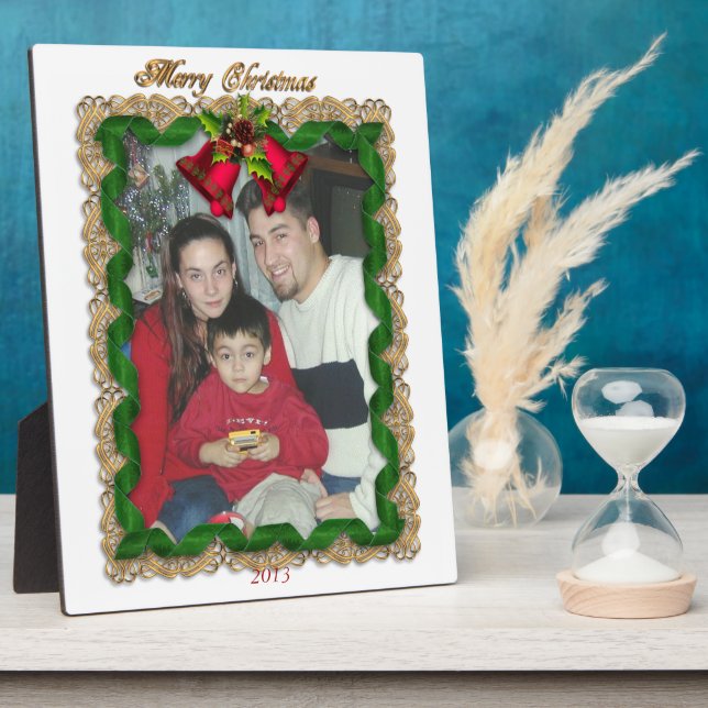 Weihnachtsportrait-Foto Fotoplatte (Seite)