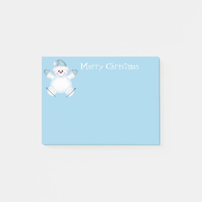 Weihnachtspost - Anmerkungen Post-it Klebezettel (Vorderseite)