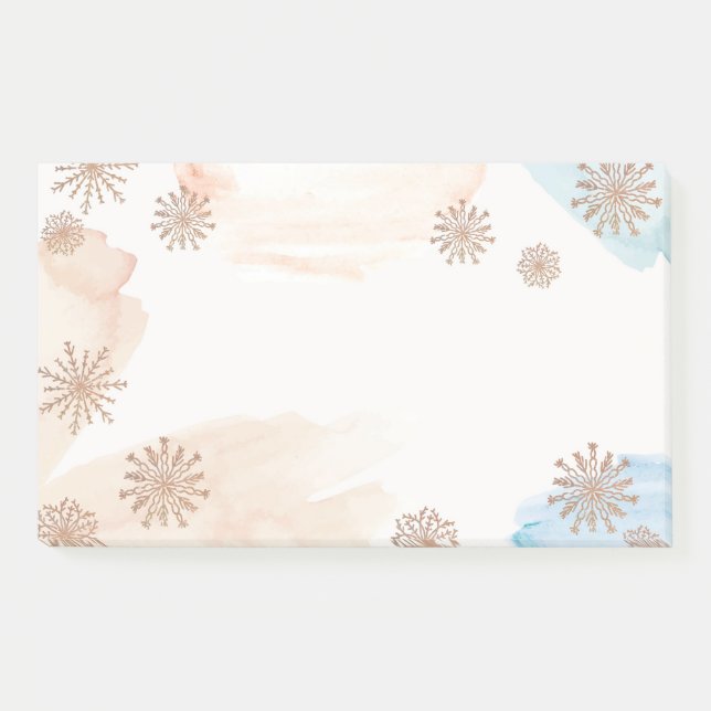 Weihnachtspost - Anmerkungen Post-it Klebezettel (Vorderseite)