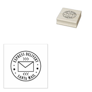Weihnachtspost Express-Lieferung Holzstempel Gummistempel