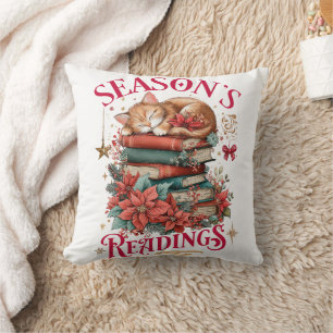 Weihnachtspost für Bücherwürmer mit kuscheligen Kä Kissen