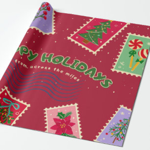 Weihnachtspost Geschenkpapier
