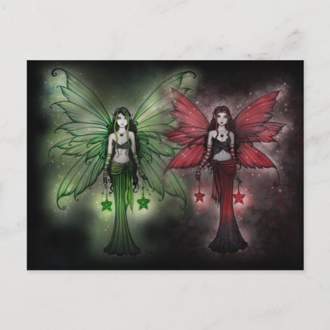 Weihnachtspostcard Mairy Sisters Feiertagspostkarte (Vorderseite)
