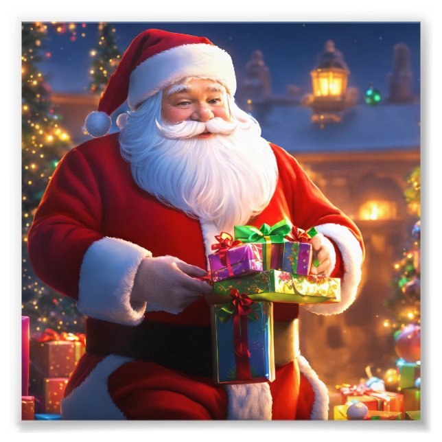 Weihnachtsposter Fotodruck (Vorne)