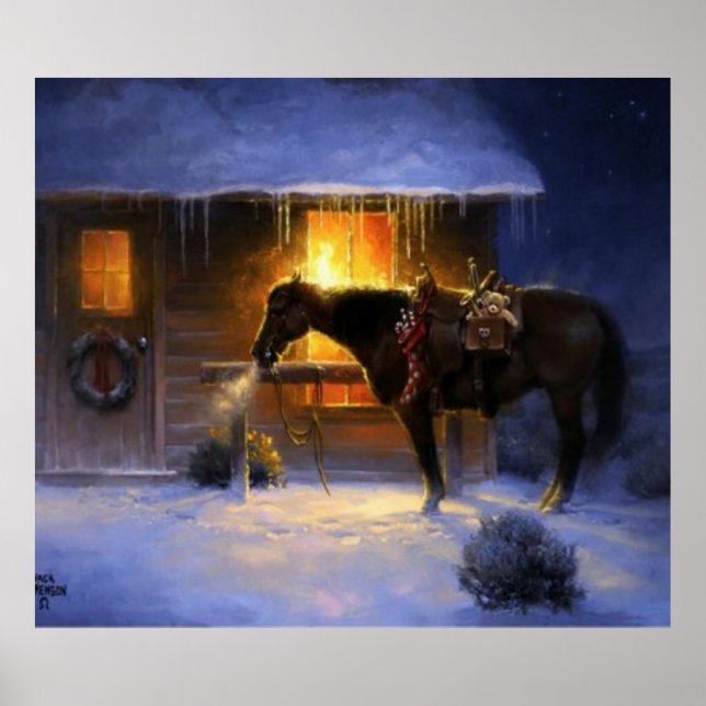 Weihnachtsposter Poster (Vorne)