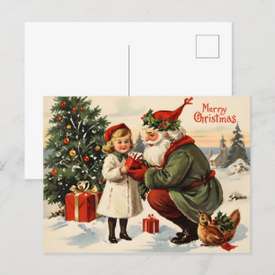 Weihnachtsposter Postkarte