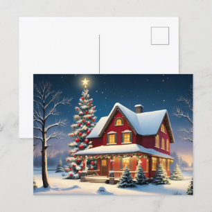 Weihnachtsposter Postkarte
