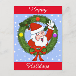 Weihnachtspostkarte (benutzerdefinierbar) feiertagspostkarte