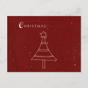 Weihnachtspostkarte Feiertagspostkarte