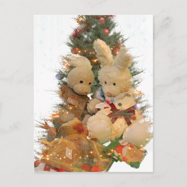 Weihnachtspostkarte Feiertagspostkarte (Vorderseite)