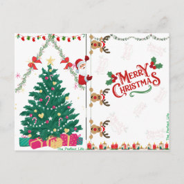 Weihnachtspostkarte Feiertagspostkarte