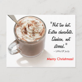 Weihnachtspostkarte Feiertagspostkarte